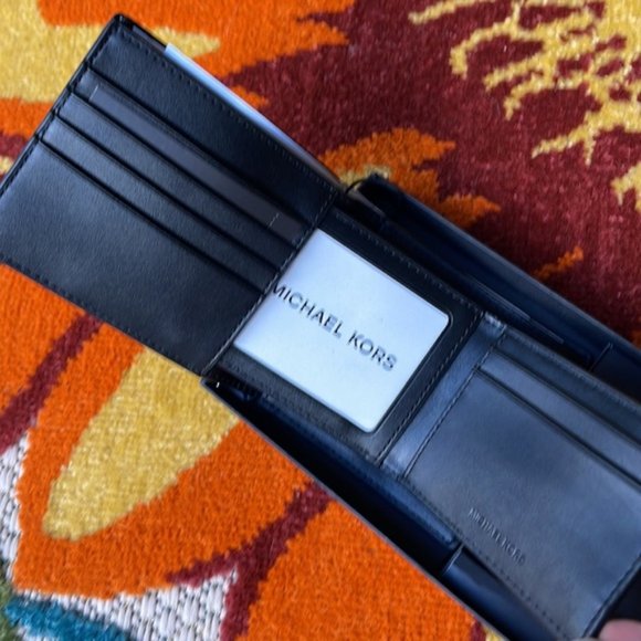 Michael Kors Men`s Gifting Bifold 3 in 1 Wallet Box Set Admiral Multi - Picture 7 of 14